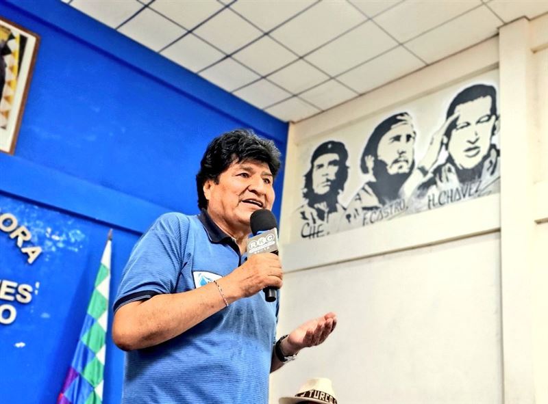 前總統莫拉萊斯呼籲用無效投票，表達他們對於其被取消參選資格的不滿。（圖／翻攝自X平台 @evoespueblo）