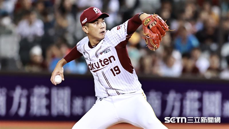 樂天桃猿先發投手陳克羿。（圖／記者劉彥池攝影）