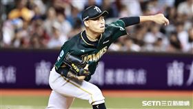 ▲中職36年例行賽，台鋼雄鷹先發投手江承諺。（圖／記者劉彥池攝影）