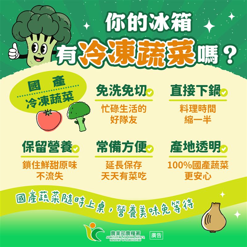 農糧署已輔導農民團體釋出冷藏蔬菜。(圖/農糧署提供)