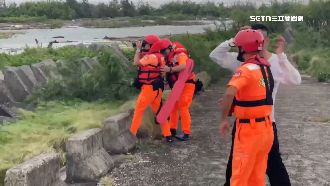 颱風天釣魚落海　警消「岸上目視」尋人