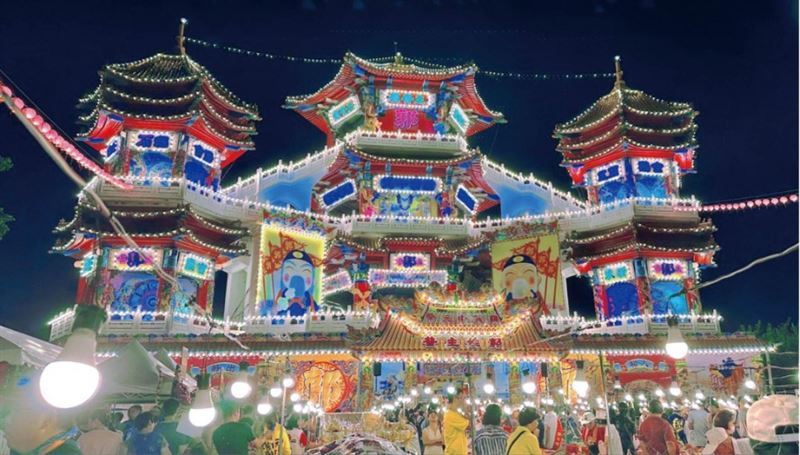 雞籠中元祭盛況。（圖／翻攝自鷄籠中元祭粉絲專頁）