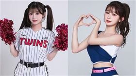 李珠珢「雙跨」台灣富邦與韓職LG雙子引發部分台球迷不滿。（圖／富邦育樂提供）