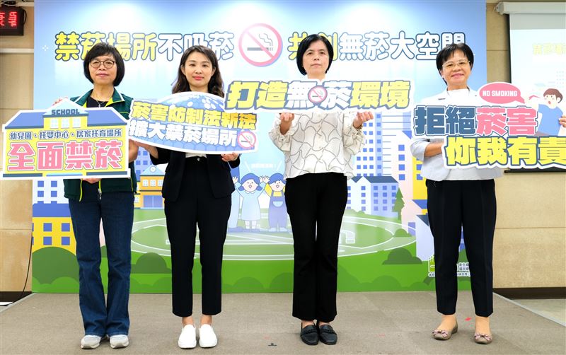 國健署調查發現，急診入口成違規抽菸熱點。（圖／國健署提供）