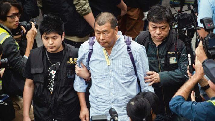 黎智英雖然在獄中，但妻子李韻琴說他：「活在完全的自由中」，幕後真時原因令人心疼。。（圖／資料照）