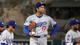 大谷翔平14日對前東家投4.1局失4分。（圖／美聯社／達志影像）