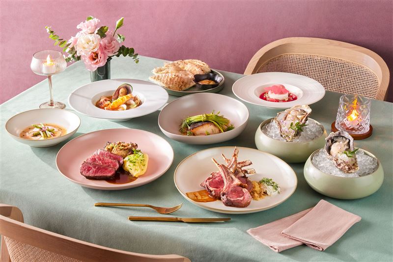 BeGood餐廳七夕情人節雙人海陸套餐，每套4,280元+10%，共六道式菜色。（圖／寒居酒店提供）