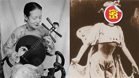 清末第一美人裕容齡有多美？黑白照都難掩麗質；圖右是她年輕時的舞姿。（圖／翻攝自百度百科）