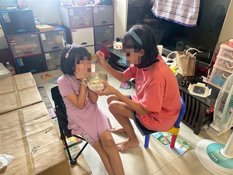 單親媽帶3女省吃儉用多年積蓄救命錢，一夕遭詐騙集團騙光，痛苦無語問蒼天。（圖／《愛的延續公益協會》提供）