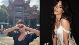 卡蜜拉來到高雄逛了不少知名景點。（圖／翻攝自TIKTOK @Camila Cabello）