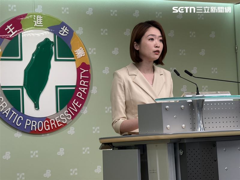 民進黨發言人韓瑩。（圖／記者劉秀敏攝影）