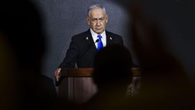 納坦雅胡稱，不是趕走巴人，是允許他們離開。（圖／美聯社／達志影像）