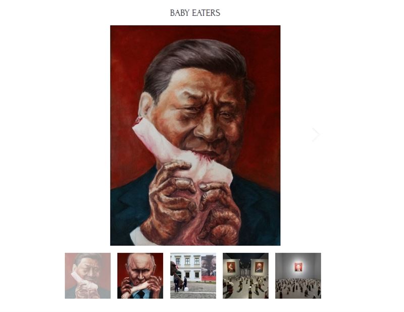 化名為巴丟草的中國流亡藝術家，透過作品表達他內心的想法。（圖／翻攝自BADIUCAO官網）