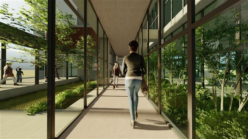 園區導入 ESG 永續理念，採綠建築與節能設備。（圖／翻攝畫面）