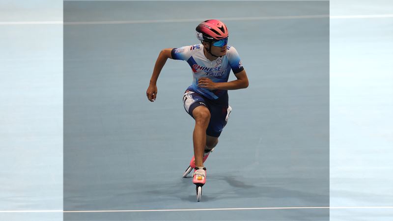 台灣滑輪溜冰好手郭立陽。（圖／中華奧會提供）