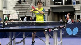 台灣帕拉桌球好手田曉雯在美國菁英賽豪奪女單、女雙金牌。（圖／中華帕總提供） 