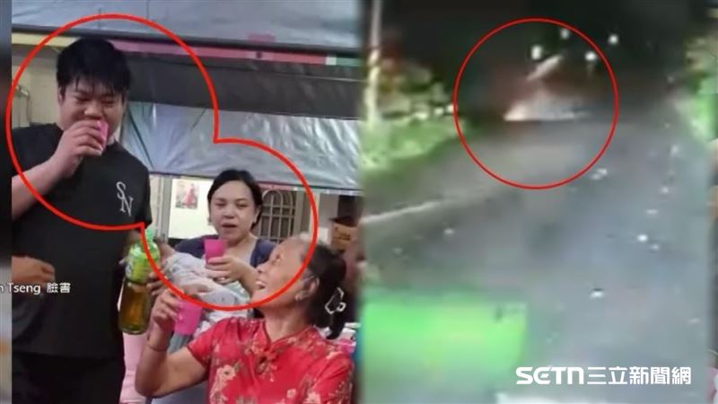 現在傳出保險業者認為李姓勇父三度爬上坑洞又跳下去救妻小，行為屬於「明知危險而為之」，拒絕理賠意外險。（圖／翻攝畫面）