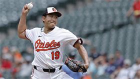 菅野智之大聯盟新人球季拿下10勝。（圖／美聯社／達志影像）