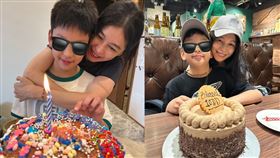 徐若瑄日前陪伴兒子度過10歲生日，兒子卻表示他之後都不想辦拜對。（圖／翻攝自臉書）