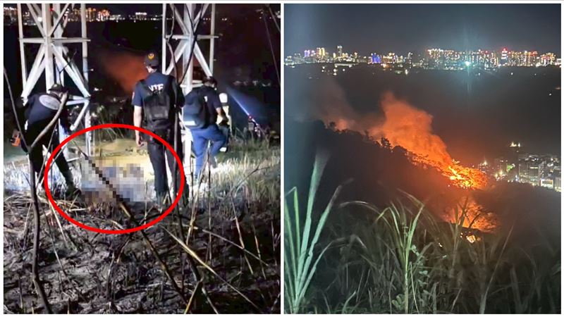 新/準大學生爬電塔觸電引火燒山 死因曝