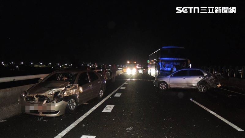 台82橫車道害3連撞　女駕駛離奇消失2hrs