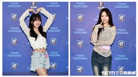 Fubon Angels Mini成員許芸、珈嘉。（圖／記者劉彥池攝影）