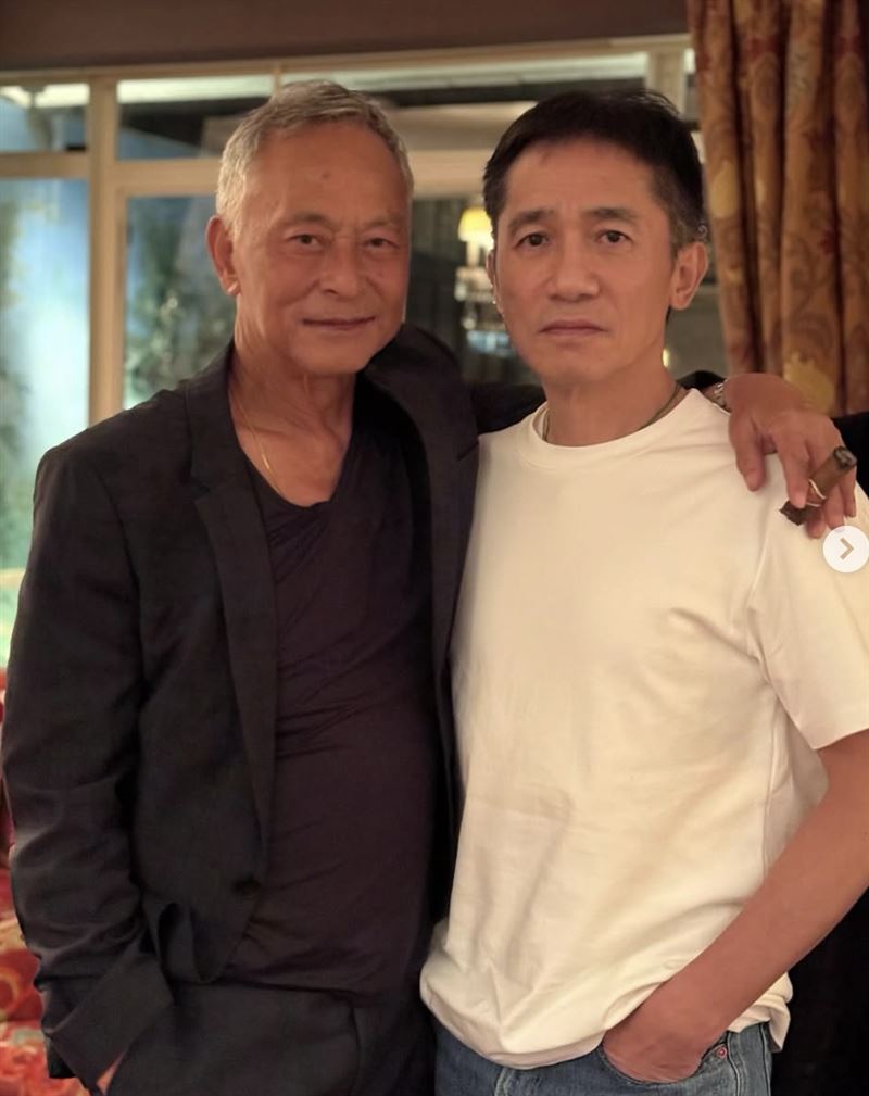 杜琪峯與梁朝偉合照。（圖／翻攝自IG）
