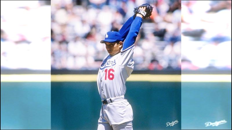 世界大賽第3戰 野茂英雄道奇主場開球