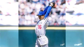 世界大賽第3戰　野茂英雄道奇主場開球