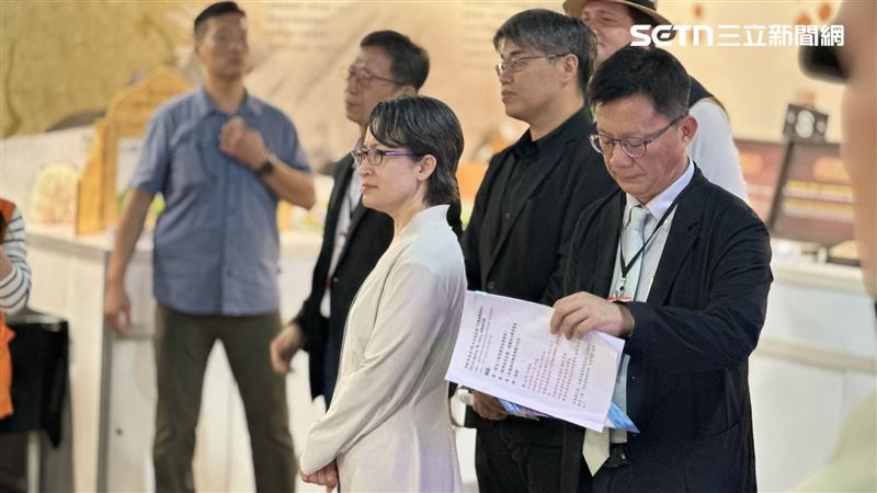 蕭美琴副總統今日南下到高雄駁二特區蓬萊倉庫，出席教育部與內政部合辦「守護台灣探險記暨國家防災日系列活動」。（圖／記者簡榮良攝影）