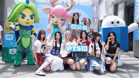 「GENBLUE幻藍小熊」與小公視跨界合作推出主題歌，現身記者會與觀眾分享製作幕後。（圖／記者鄭孟晃攝影）