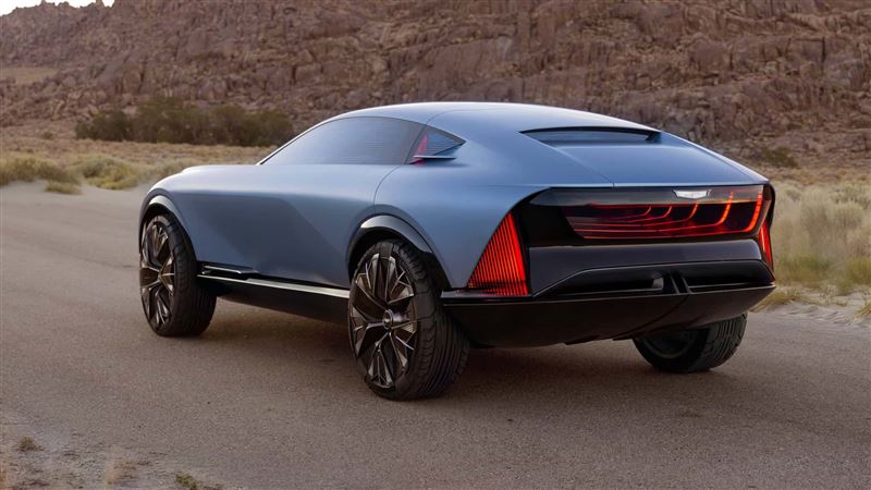 Elevated Velocity把未來電動SUV的豪華、越野與自動駕駛一次揉進車身。（翻攝Cadillac網站）
