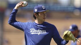 道奇隊日籍投手佐佐木朗希。（圖／美聯社／達志影像）