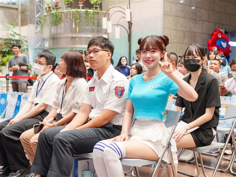 北市政風處在13日舉辦「Taipei·廉你都會」廉政短影音發佈會，更是請來了啦啦隊女神李多慧。（圖／取自北市政風處官網）