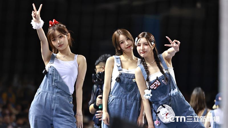 Fubon Angels「韓籍3本柱」李珠珢、李雅英、南珉貞。（圖／記者劉彥池攝影）