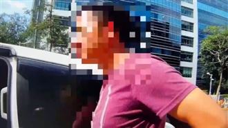 不爽兒調皮！虎媽「當街猛踹子」超驚悚