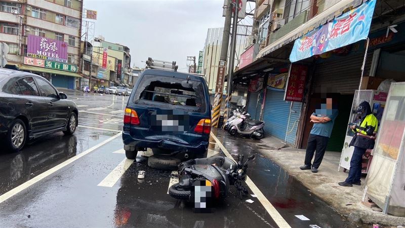 死者前一晚疑似前往高雄和朋友夜唱，只剩700公尺就到家。（圖／翻攝畫面）