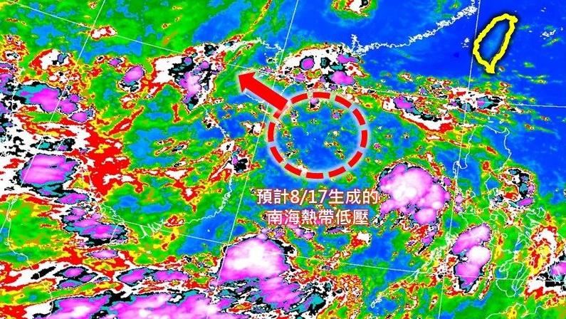 明有熱帶低壓恐增強成颱！最新預估路徑曝