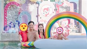 劉伊心跟老公帶小孩暑假旅遊。（圖／劉伊心提供）