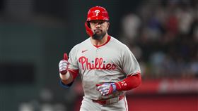 舒瓦伯（Kyle Schwarber）炸裂本季第43轟。（圖／美聯社／達志影像）