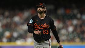 金鶯新秀楊恩（Brandon Young）暴傳毀了自己的「完全比賽」。（圖／美聯社／達志影像）