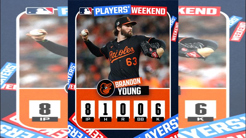 金鶯新秀楊恩（Brandon Young）暴傳毀了自己的「完全比賽」。（圖／翻攝自MLB推特）