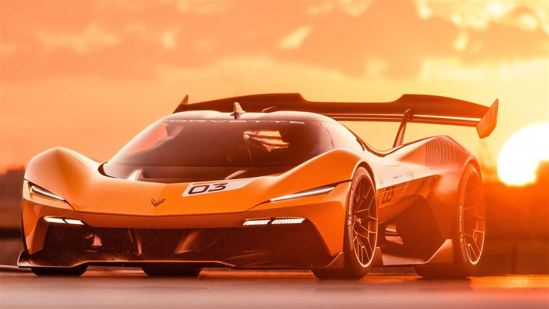 Corvette CX.R Vision Gran Turismo動力系統結合三台電馬達、2.0升雙渦輪V8。（翻攝Chevrolet網站）