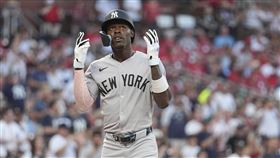 齊森姆（Jazz Chisholm Jr.）炸裂本季第21轟。（圖／美聯社／達志影像）