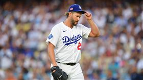 柯蕭（Clayton Kershaw）6局僅失1分，8月連3場優質先發。（圖／路透社／達志影像）