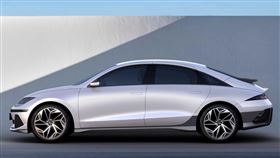 現代汽車Ioniq 6電動車。（翻攝Hyundai網站）