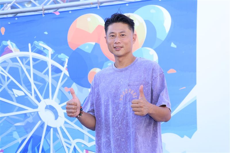 小刀出席公益活動。（圖／記者鄭孟晃攝影）
