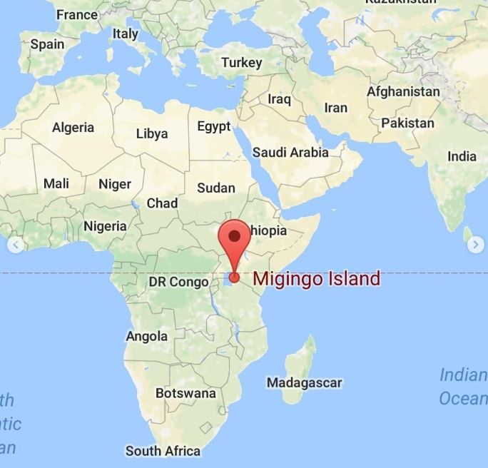 米金戈島位置圖。（圖／翻攝Google maps)