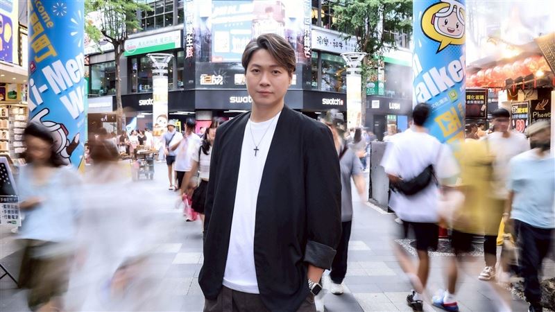 黃少谷當年演出的西門町，走在紅樓邊，但身份已大不同。（圖／記者鄭孟晃攝影）