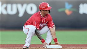 味全龍老將林智勝睽違6年盜壘成功。（圖／味全龍提供）